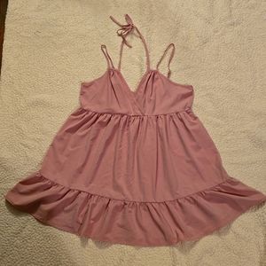 Shein light pink summer dress size 16/18